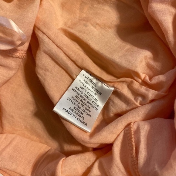 Verte Strapless Peach Romper‎ NWT - Picture 4 of 10